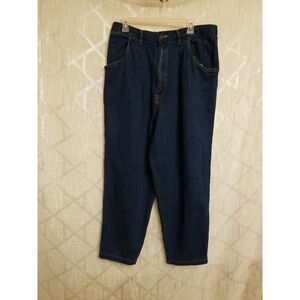 Hunters Run Jeans Women's Size 16/18 Pull On Elastic Waist 34 Denim Vintage